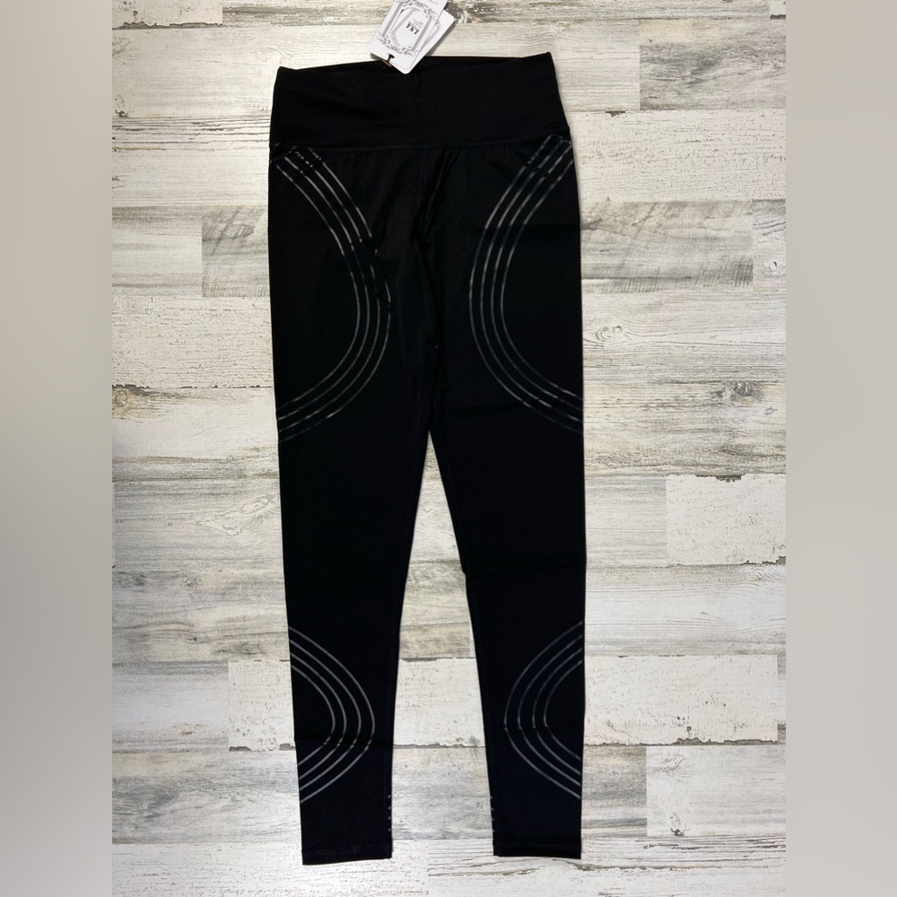 NWT Women's High Waist Workout Leggings Tummy Control Sz. M - Picture 3 of 11